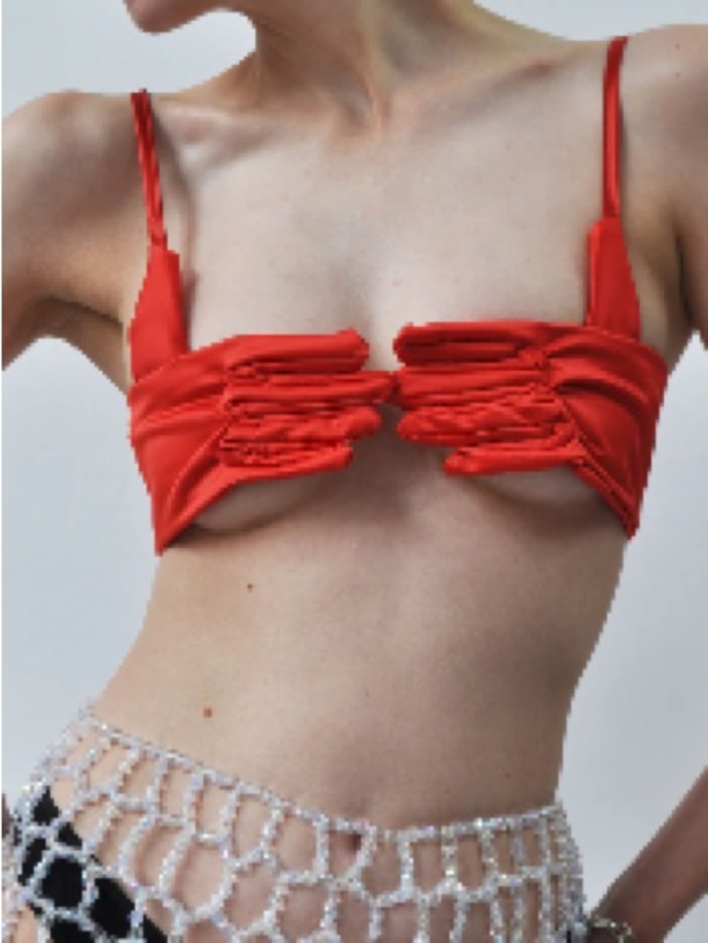 FLORENCE Sun Gazing red top